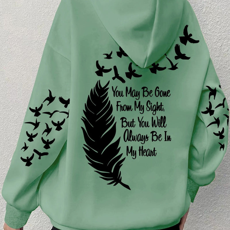 Women's Comfortable Graphic Hoodie.