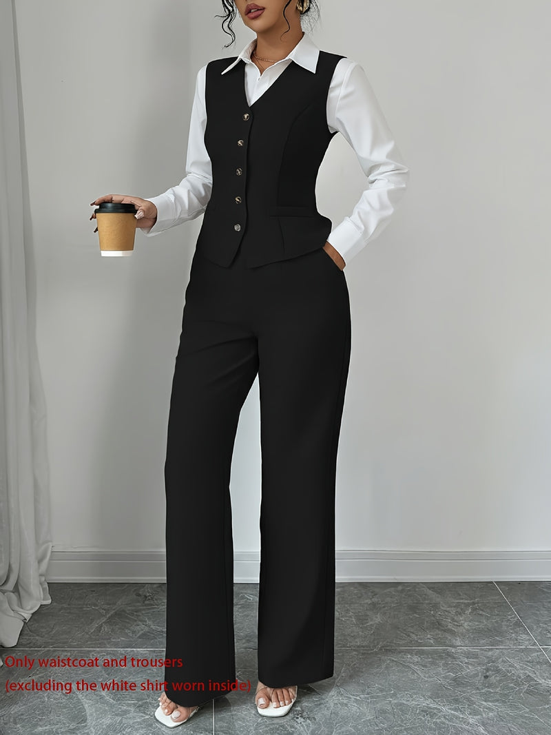 New Summer Women's Casual Elegant Chic Solid Color Sleeveless.