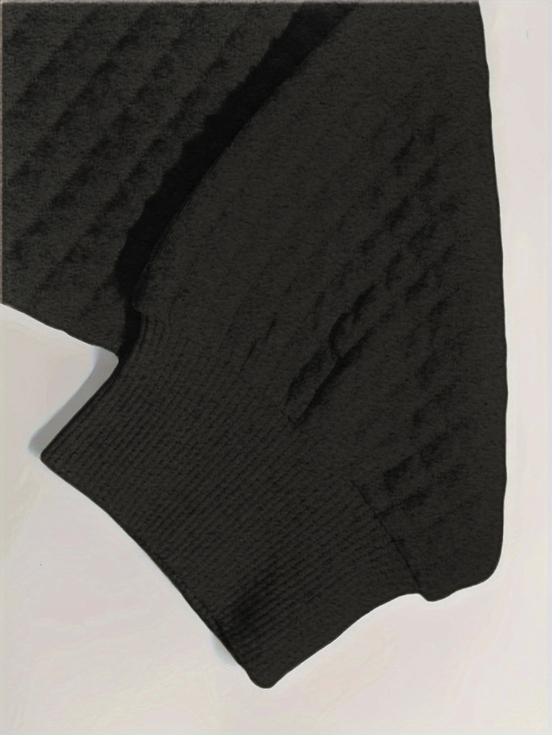 Women's Casual Waffle Zip-Up Hoodie.