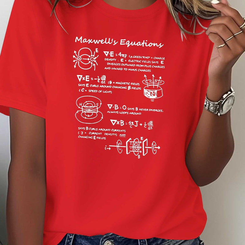 Women’s Casual Short Sleeve T-Shirt.