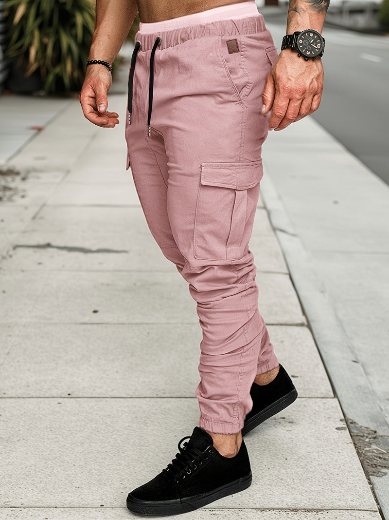 Men's Woven Wrinkle-Resistant Fabric/Casual Pants/Joggers.