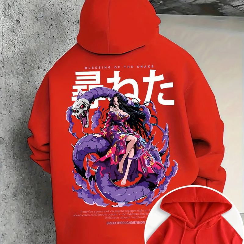 Men's Fashion Printed Hoodie Sweatshirt.