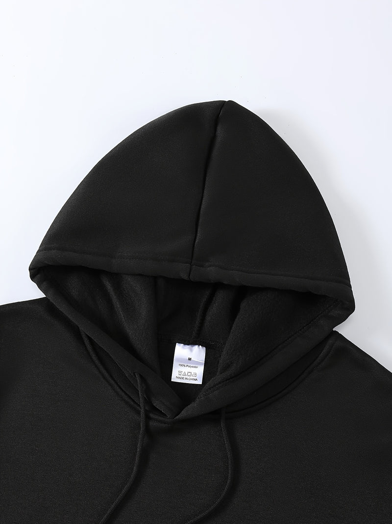 Men's Casual Polyester Hoodie.