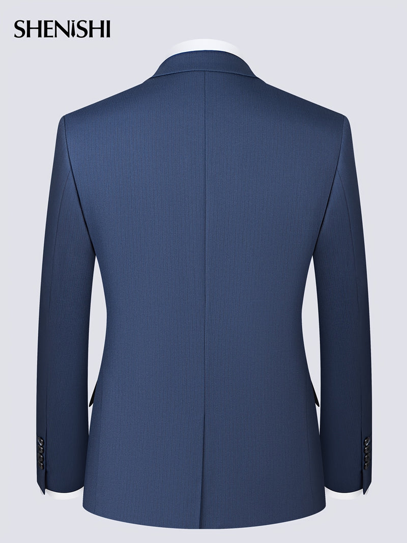 Men's Two-Piece Suit Set - Business & Casual Wear, Slim Fit.