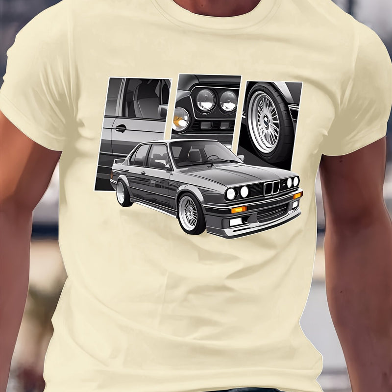 Pure Cotton Short-Sleeve T-Shirt for Men.