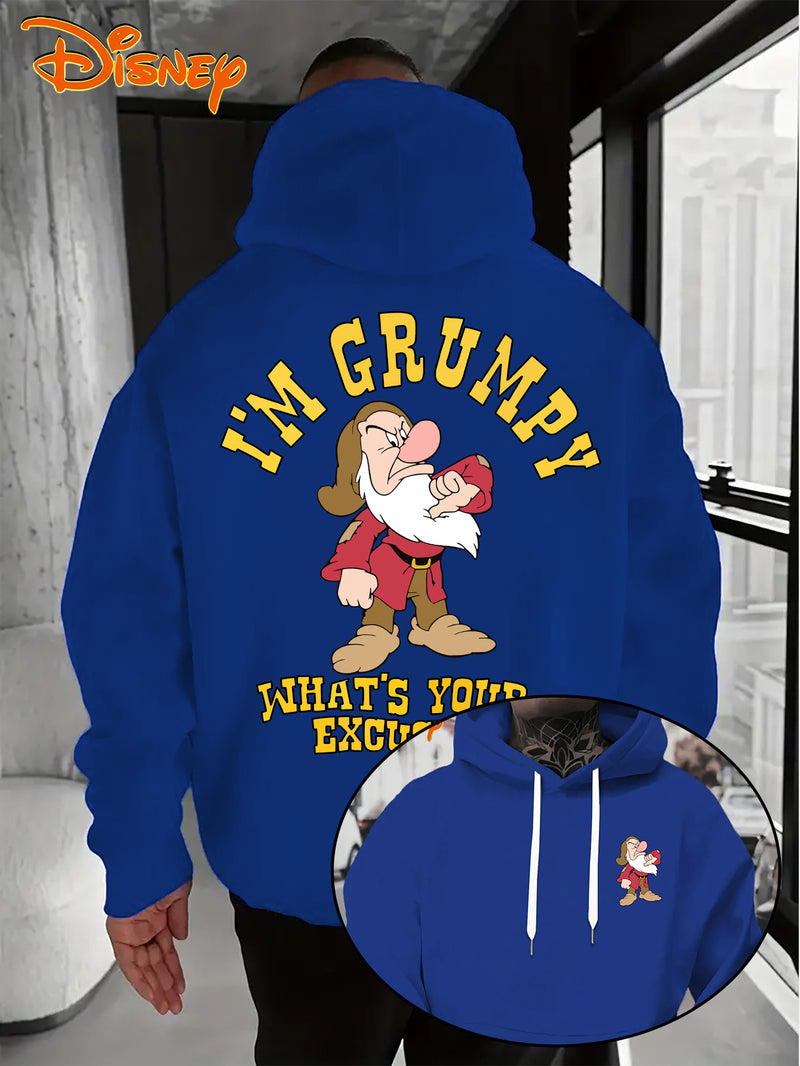 Men's Hoodie - Seven Dwarfs Cartoon Cute Pattern Hoodie.