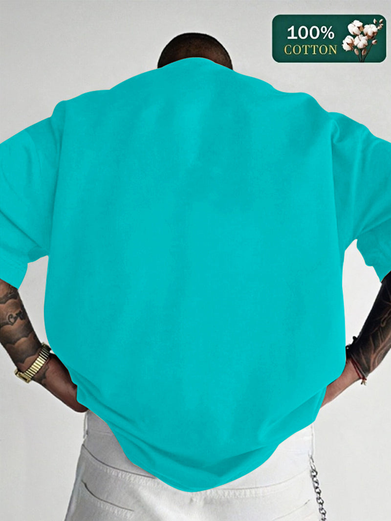 Men's Fashion Short Sleeve Print T-Shirt.