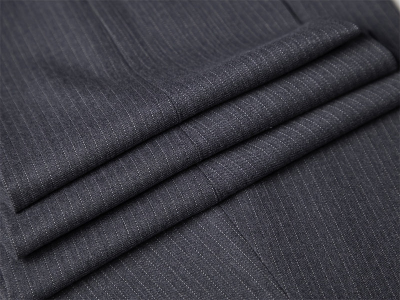 Men's Double-Breasted Suit Set, Casual Formal Wear.