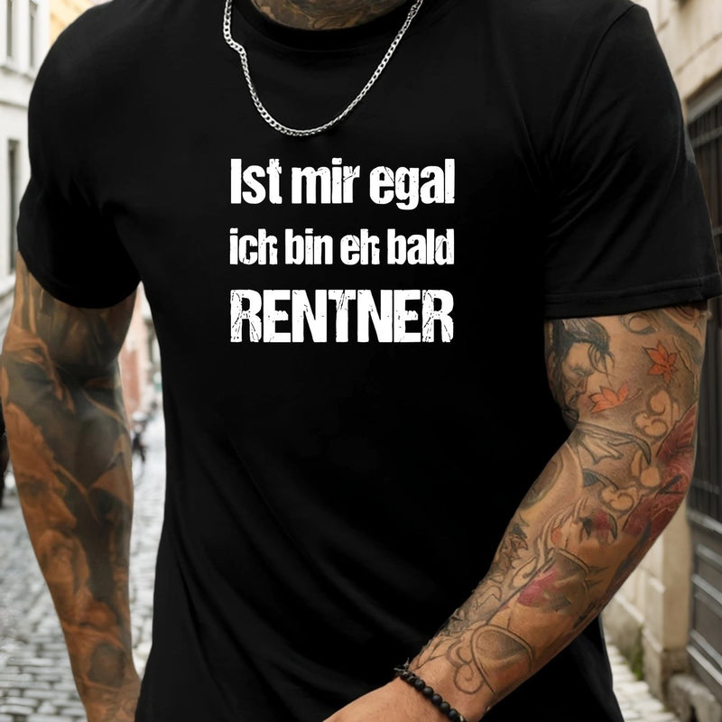 Men's German Slogan T-Shirt.