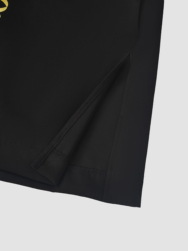 African Dashiki Men's Set, Long Sleeve, Button-Up, Stand Collar.