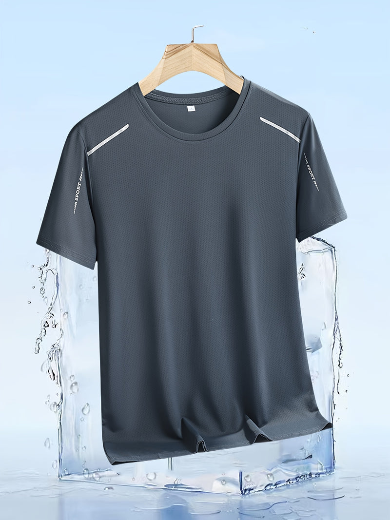 4pcs Men's quick-dry sports T-shirt.