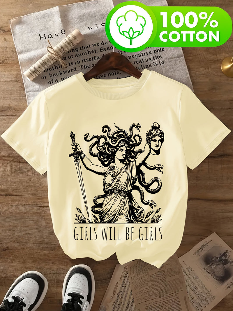 Women’s Short-Sleeve Round Neck T-Shirt.