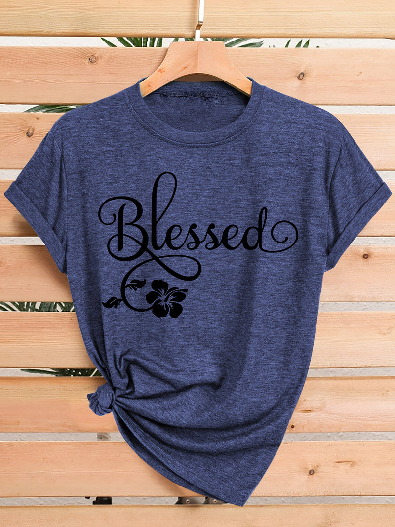 Women's Casual Short Sleeve T-Shirt.