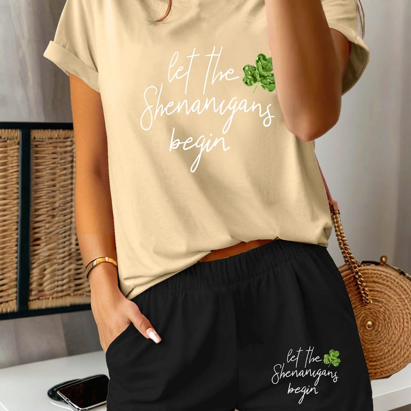 2pcs Women's Y2K Sportswear Suit - Shorts.