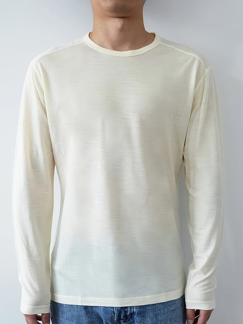 Men's Outdoor Quick-Dry Base Layer for Running, Made of Velvet Velvet.