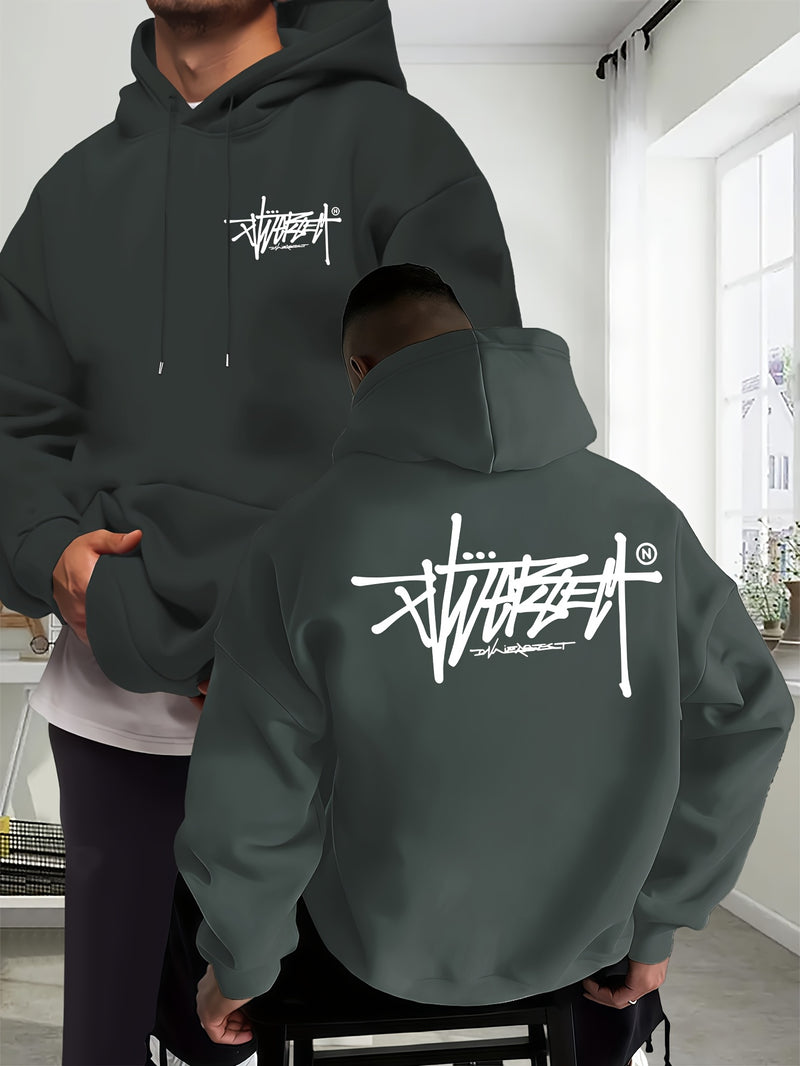 Men's Trendy Autumn-Winter Hooded Sweatshirt.