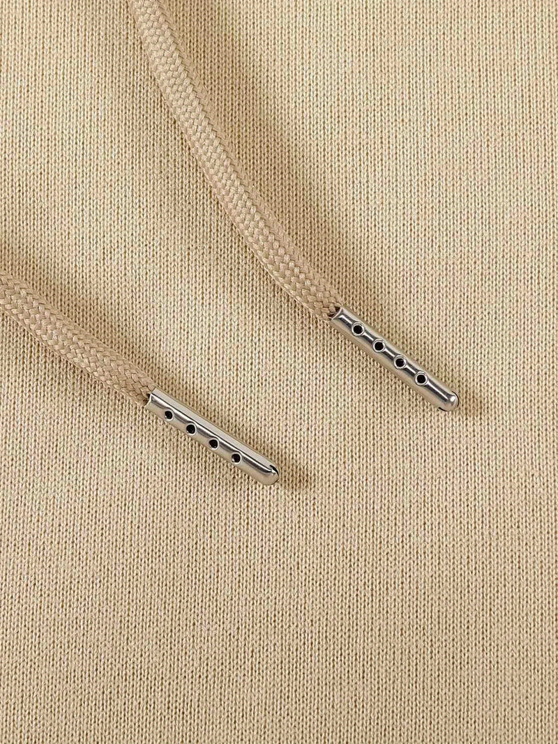 Men's Hoodie with a Heartbeat And Speed Motorcycle Print.