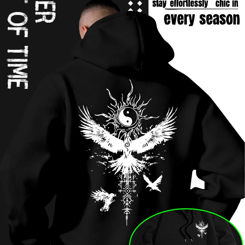 Men's Hooded Sweatshirt.