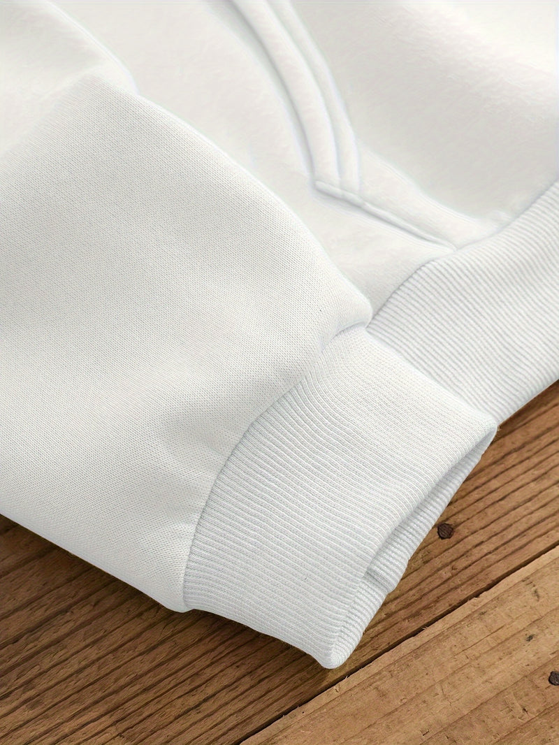 Women's Cute Sloth & Letter Print Hoodie.