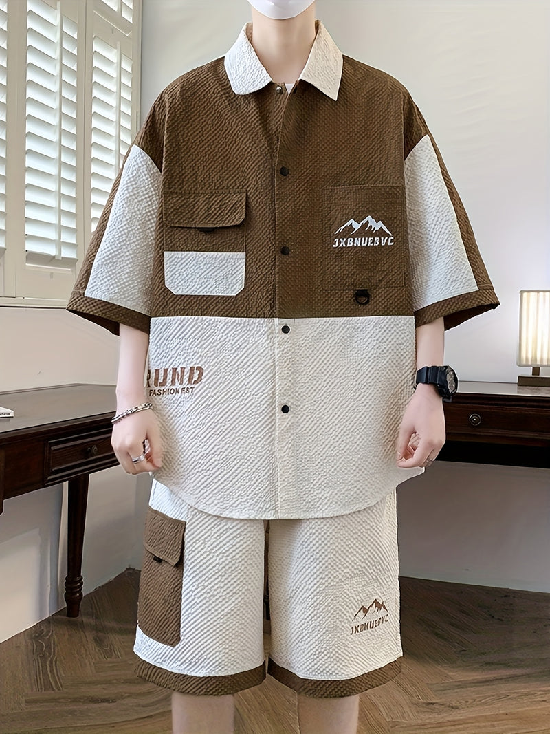 Men's Casual Two-Piece Set for Summer.