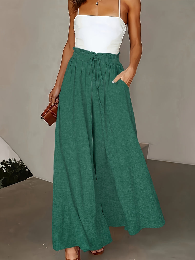 Spring And Autumn Women's Loose Long Pants.