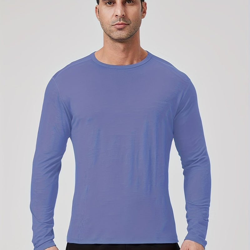 Men's Outdoor Quick-Dry Base Layer for Running, Made of Velvet Velvet.