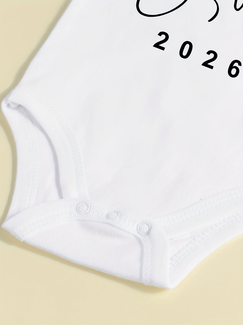Baby 2026 Pregnancy Announcement Bodysuit.