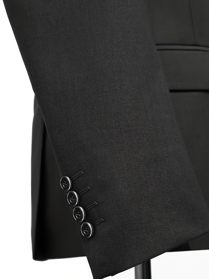 Men's Premium Dark Grey Suit Set.