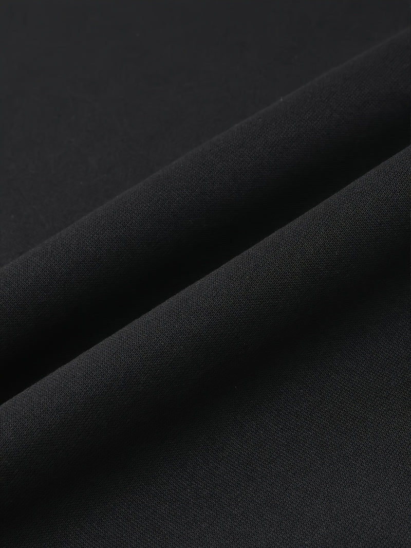 Hooded Zip-Up Jacket Set with NY Letter Prints on The Front And Back.