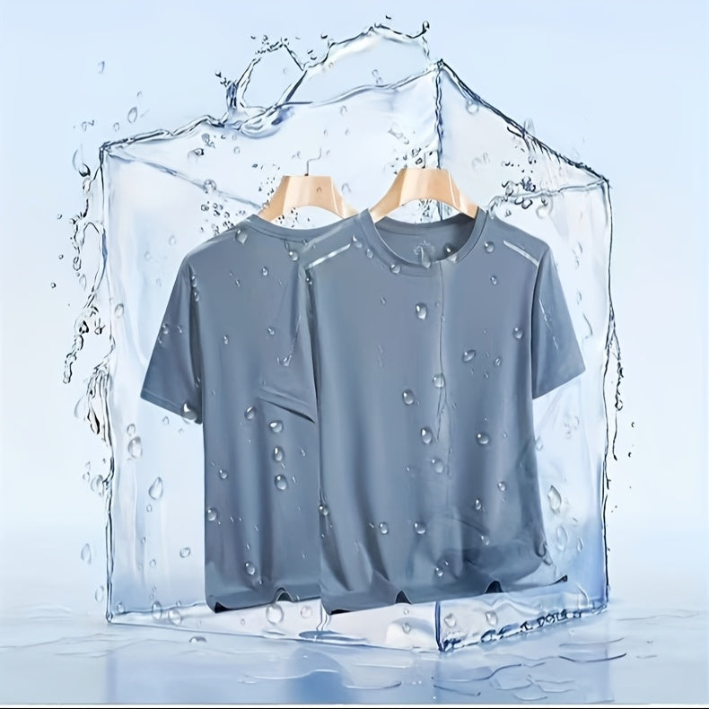 4pcs Men's quick-dry sports T-shirt.
