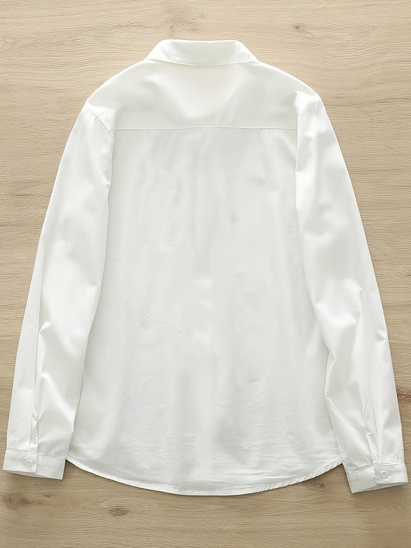 Women's Korean-Style Rabbit & Radish (Gatnori) Embroidery Blouse.
