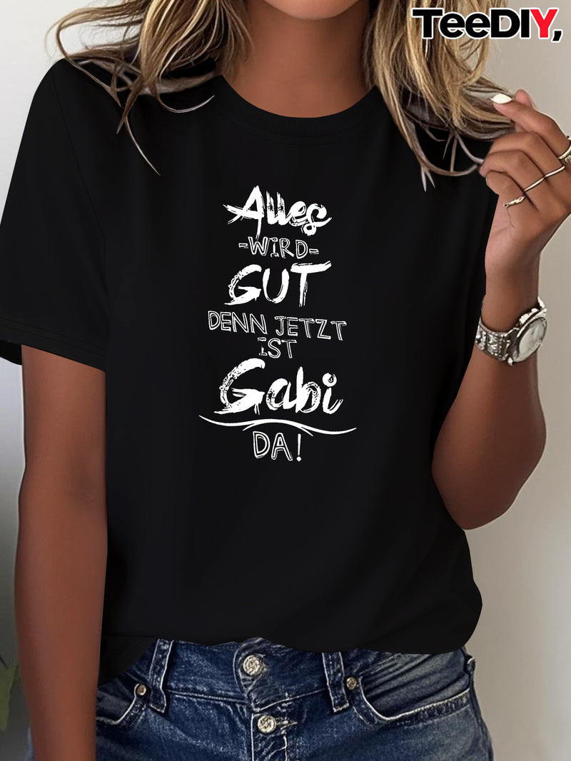Women's German Name Gabi T-Shirt.