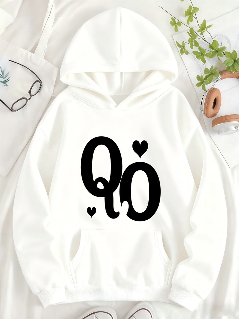 Women's Pocket Hoodie with Lining.