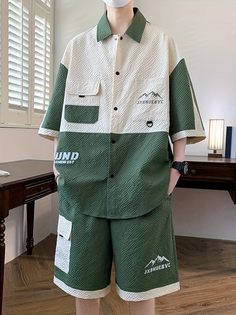 Men's Casual Two-Piece Set for Summer.