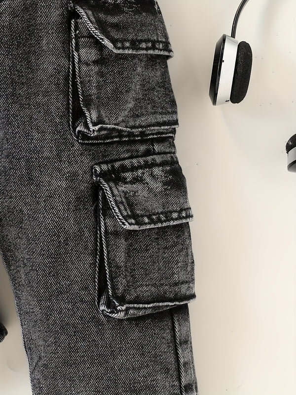 Girls' Fashionable Cute Casual Versatile Multi-Pocket.