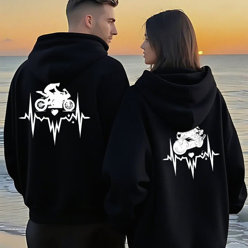 Couple Hoodies in a Casual Style.