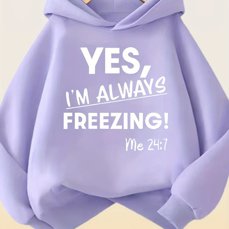 Women’s Comfortable Thickened Fleece Hoodie.