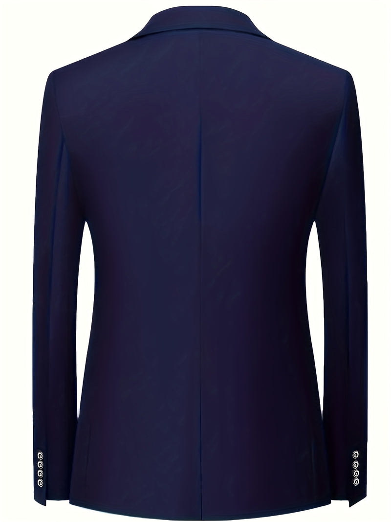 A Men's Three-Piece Suit Consisting of a Blazer.