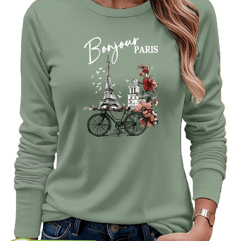 Women's T-Shirt for Autumn And Winter, a Comfortable And Breathable Casual.
