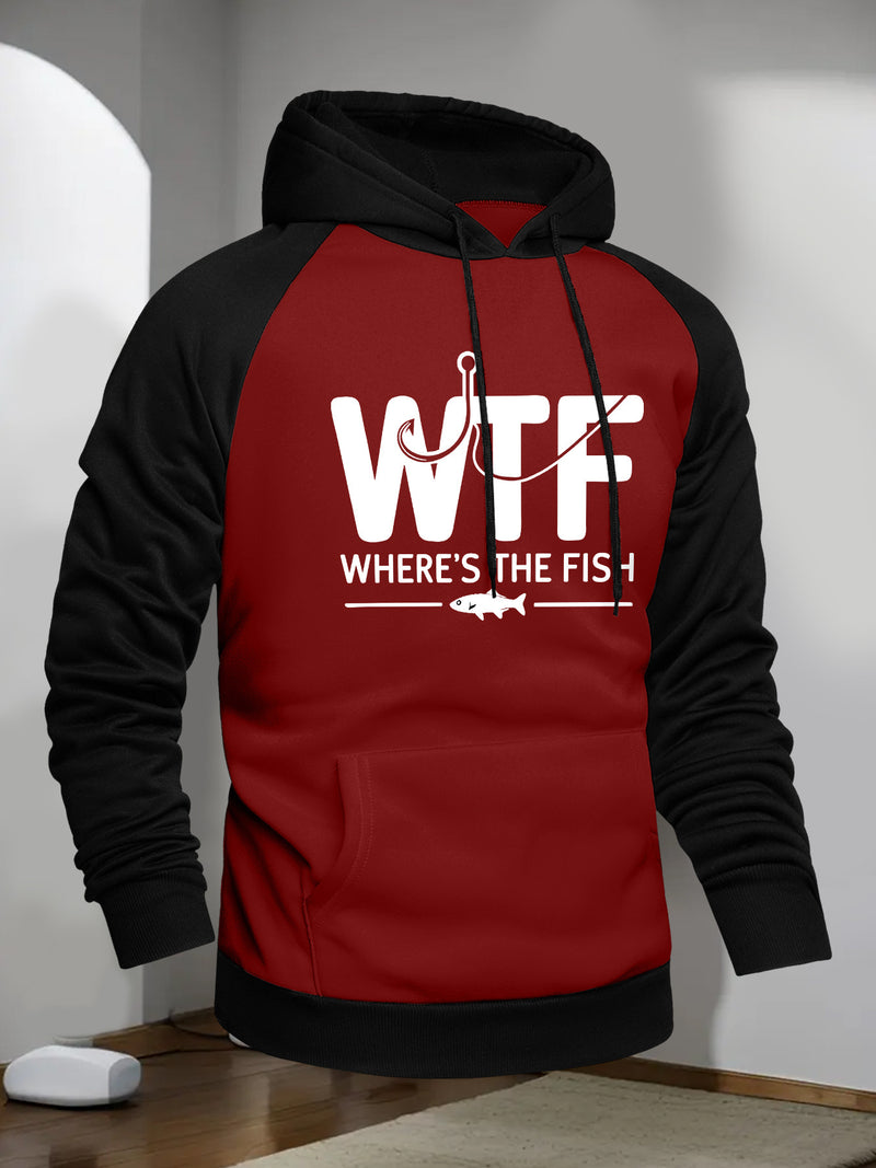 Men's Casual Hooded Sweatshirt.