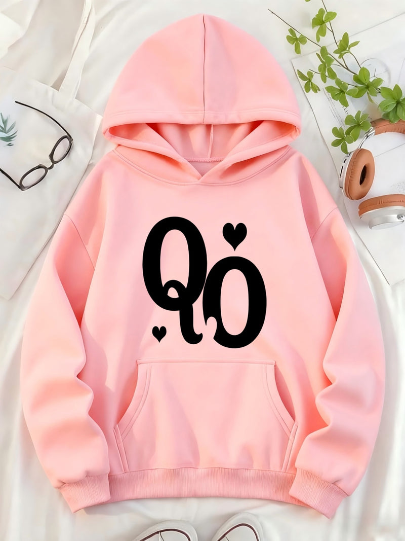 Women's Pocket Hoodie with Lining.