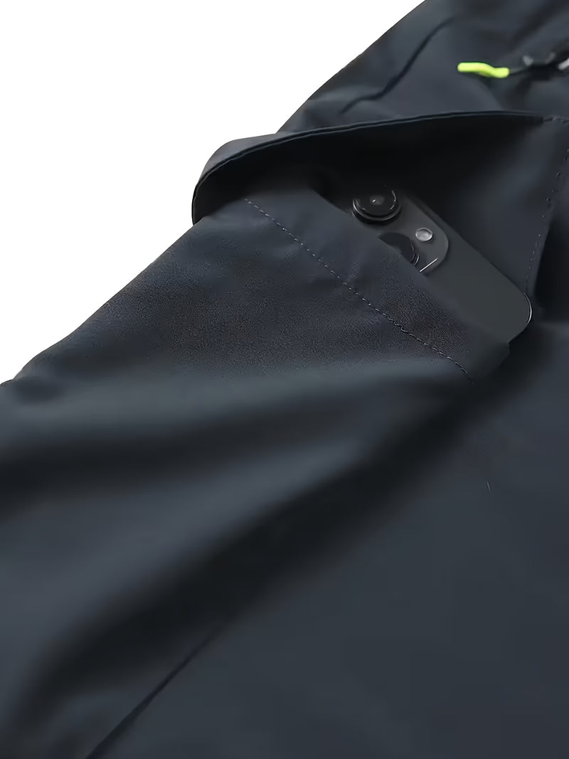 Men's Heavy-Duty Work Pants with Zipper Pockets.