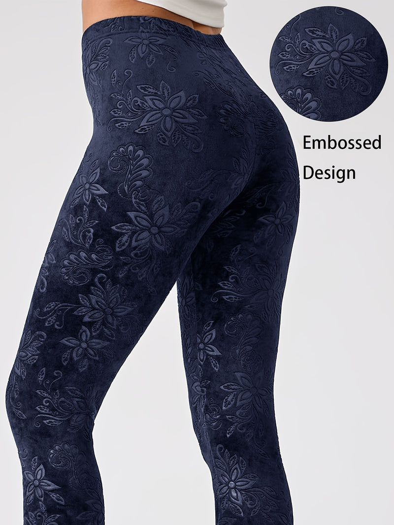 Chinese Style Women's Sports Leggings, High-Waisted.