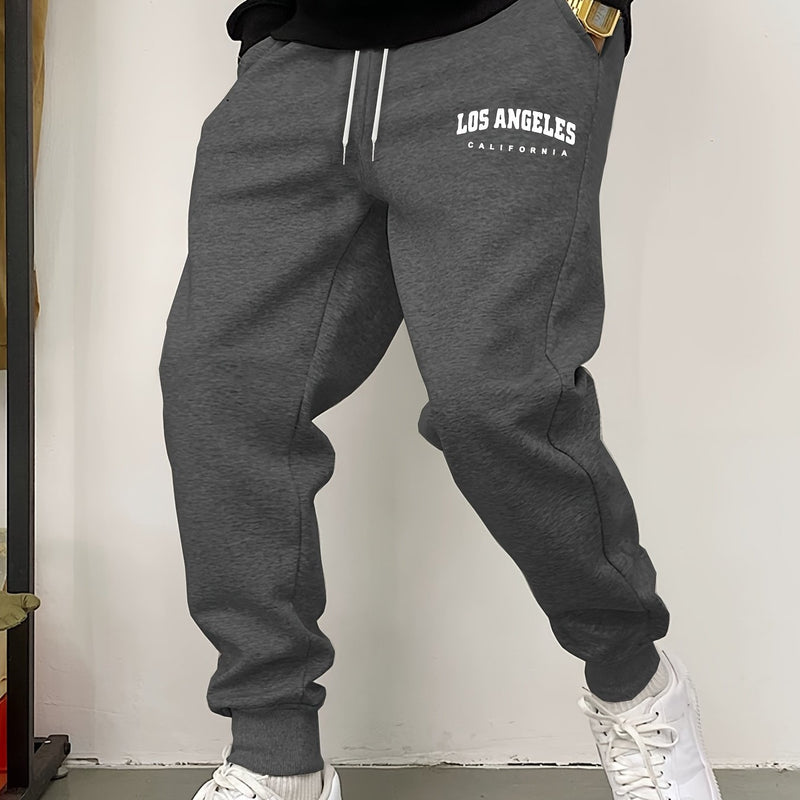 Men's Casual Sweatpants, Comfortable Autumn And Winter Sports Trousers.