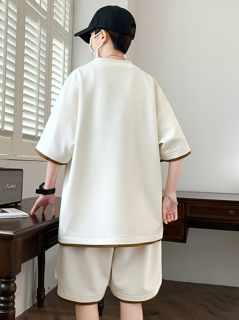 Sportswear Set, Youth Student Casual Two-Piece Outfit.