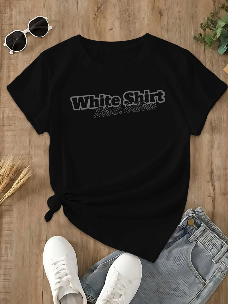 Women's T-Shirt with Short Sleeves.