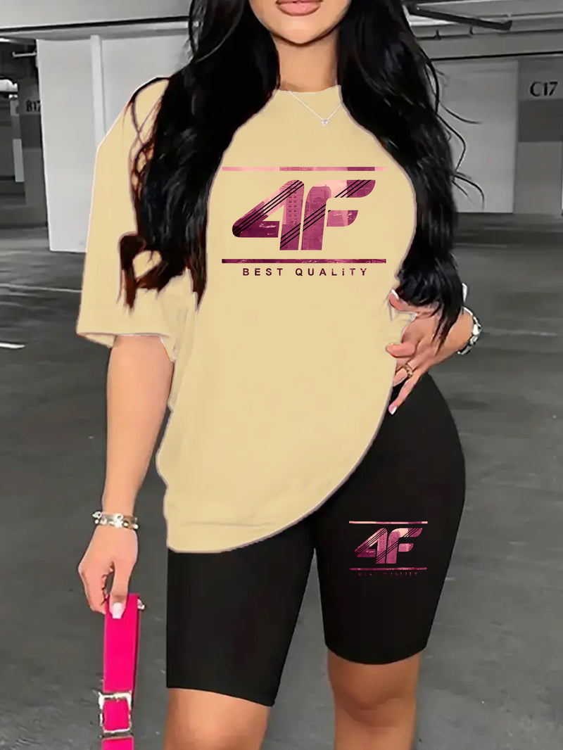 Women's Round Neck Short Sleeve Top.