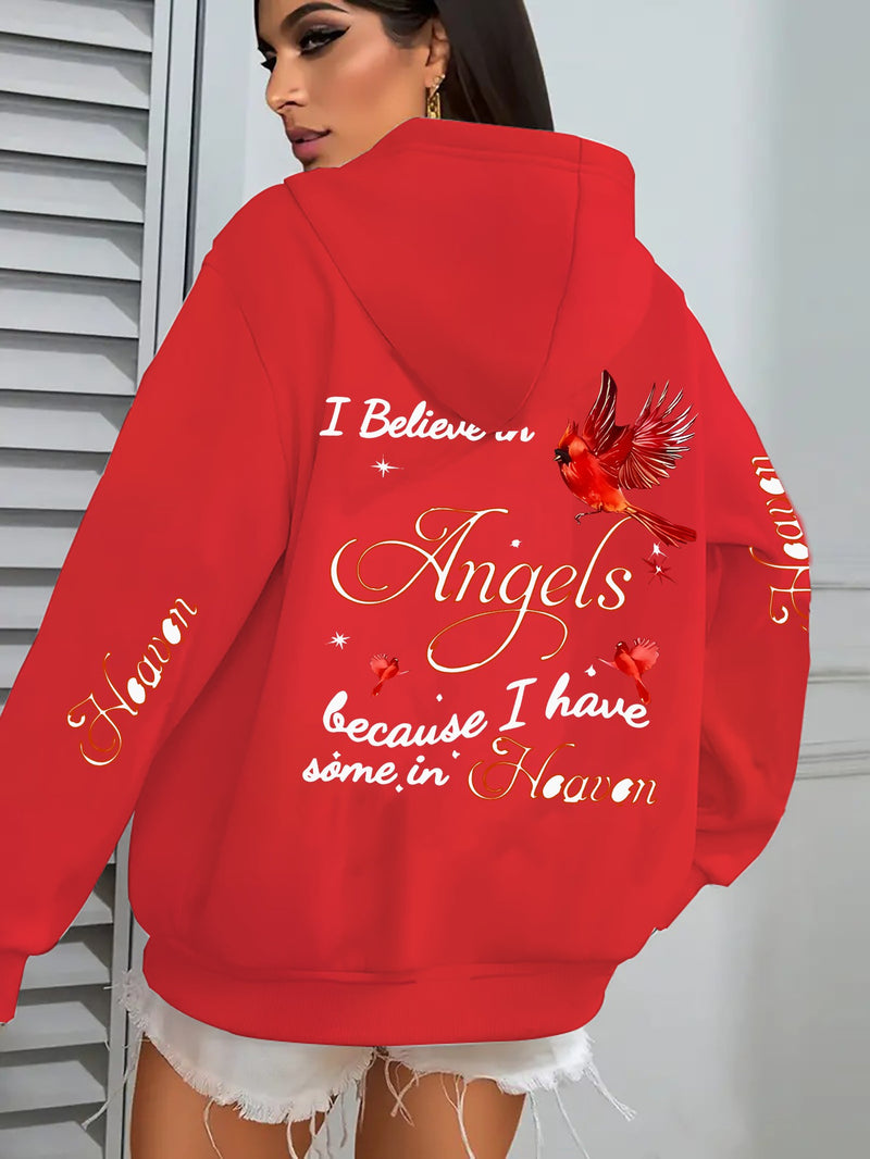Casual Sweatshirts, Women's Hearts and Butterfly Prints.