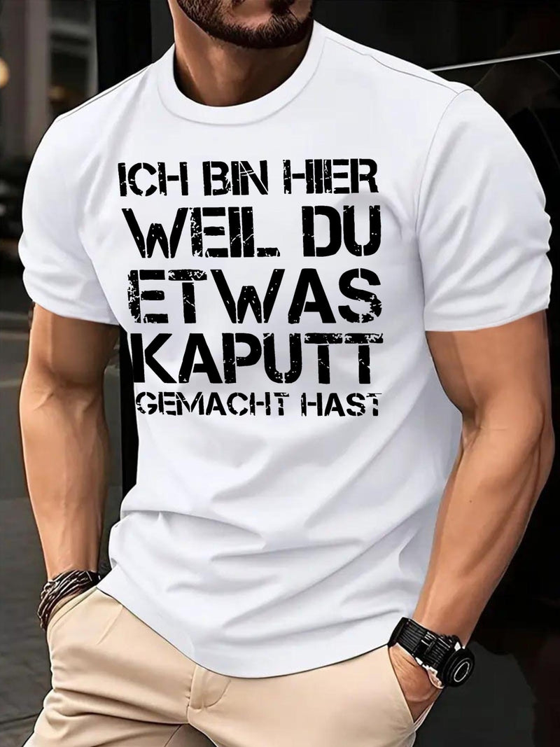 Men's T-Shirt Summer Sports.