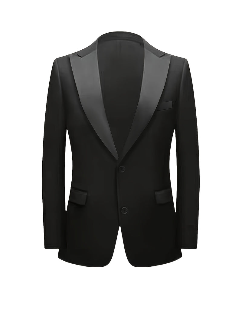 Men's Two-Piece Suit Set Featuring a Stylish.